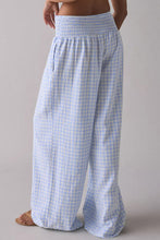 Load image into Gallery viewer, Gingham High Waist Loose Pants