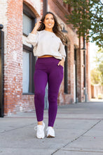Load image into Gallery viewer, *Ready to Ship | The Kinsley Purple Full-Length Leggings - Luxe Leggings by Julia Rose®