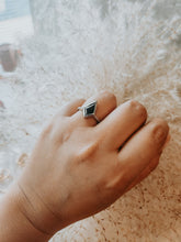 Load image into Gallery viewer, Priza Rutilated Black Sterling Silver Ring