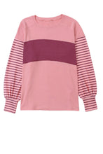 Load image into Gallery viewer, Colorblock Striped Top