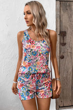 Load image into Gallery viewer, Multicolor Floral Print Zipped Flip Flop Sandals