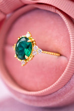 Load image into Gallery viewer, Ione Emerald Gold Ring
