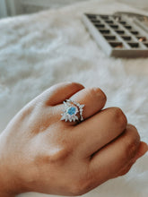Load image into Gallery viewer, Giselle Mixed Moonstone Oval 2PC Ring Set