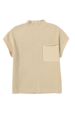 Load image into Gallery viewer, Oatmeal Short Sleeve Sweater