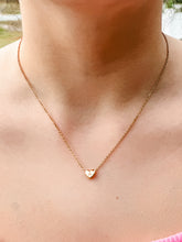 Load image into Gallery viewer, "All My Heart" Initial Gold Necklace