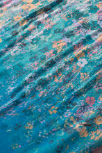 Load image into Gallery viewer, Green Floral Print Halter Neck Tank Top