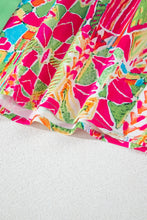 Load image into Gallery viewer, Orange Western Geometric Print Cuffed Shift Shirt Dress