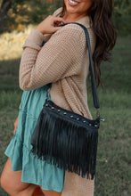 Load image into Gallery viewer, Ready to Ship | The Nora - Black Fringe Bags