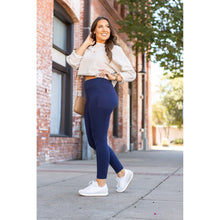 Load image into Gallery viewer, PreOrder | Navy Full-Length with Pocket Leggings Round 2 - Luxe Leggings by Julia Rose®