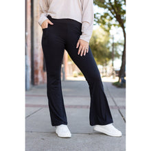 Load image into Gallery viewer, Ready to Ship | The Vanessa - 30 inch Black Bootcut Leggings R3