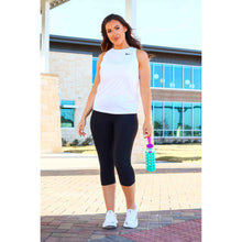 Load image into Gallery viewer, Ready to Ship | Black CAPRI with POCKETS - Luxe Leggings by Julia Rose®