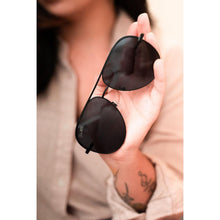 Load image into Gallery viewer, Ready to Ship | The Alex Black/Black - High Quality Unisex Aviator Sunglasses