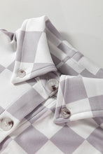 Load image into Gallery viewer, Checkerboard Button Up Shacket