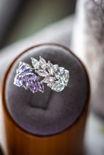 Load image into Gallery viewer, Hazel Leafy 2-Color Sterling Silver Ring