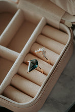 Load image into Gallery viewer, Samara 2PC Blue Crystal Ring Set