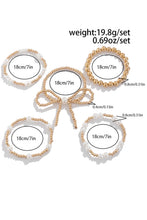 Load image into Gallery viewer, Pearl Bow Bracelet Set