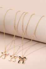 Load image into Gallery viewer, Triple Layered Bowknot Necklace