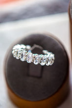 Load image into Gallery viewer, Madelyn Oval Cut Sterling Silver Ring Band