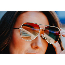 Load image into Gallery viewer, Ready to Ship | The Gold / Caramel Tea Kay - High Quality Unisex Aviator Sunglasses*