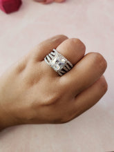 Load image into Gallery viewer, Vilmah 3PC Sterling Silver Ring Set
