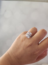 Load image into Gallery viewer, Katrina Radiant Cut Sterling Silver Ring
