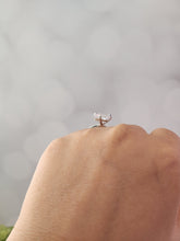 Load image into Gallery viewer, Katrina Radiant Cut Sterling Silver Ring