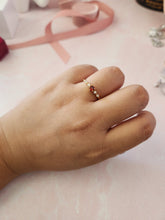 Load image into Gallery viewer, Xelina Dainty Ruby Gold Ring