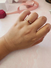 Load image into Gallery viewer, Xelina Dainty Ruby Gold Ring