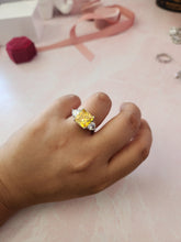 Load image into Gallery viewer, Jeanne Citrine Gem Sterling Silver Ring