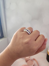 Load image into Gallery viewer, Aimee Multicolor Gemstones Sterling Silver Ring