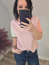 Load image into Gallery viewer, Corded Colorblock Tee