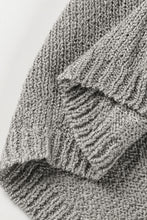 Load image into Gallery viewer, Gray Dolman Half Sleeve Pocketed Long Cardigan