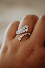 Load image into Gallery viewer, Capri Open Size Sterling Silver Ring