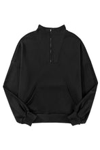 Load image into Gallery viewer, Quarter Zip Pocket Sweatshirt