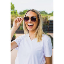 Load image into Gallery viewer, Ready to Ship | The Alex Gold/Gray- High Quality Unisex Aviator Sunglasses