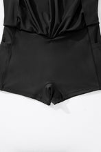 Load image into Gallery viewer, Black Tummy Control Cross Waist Skorts