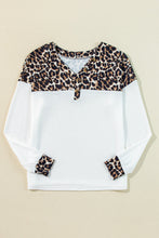 Load image into Gallery viewer, White Leopard Waffle Knit Top