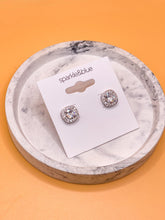 Load image into Gallery viewer, Dillon Cushion Cubic Zircon Stud Earrings