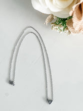 Load image into Gallery viewer, "All My Heart" Initial Silver Necklace
