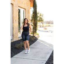 Load image into Gallery viewer, Ready to Ship | Black LEOPARD BIKER SHORTS - Luxe Leggings by Julia Rose®