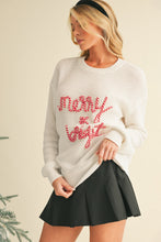 Load image into Gallery viewer, Merry & Bright Christmas Sweater