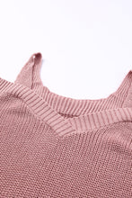 Load image into Gallery viewer, White Dew Shoulder Knitted Sweater