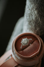 Load image into Gallery viewer, Sweet Honey Hexagon Cut Cubic Zirconia Sterling Silver Ring Rhodium Plating