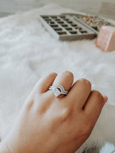 Load image into Gallery viewer, Astrid White Gemstone Sterling Silver Ring