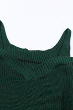 Load image into Gallery viewer, White Dew Shoulder Knitted Sweater