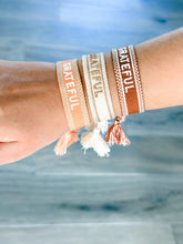 Load image into Gallery viewer, "Grateful" Woven Bracelets