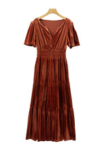 Load image into Gallery viewer, Natalie Velvet Maxi Dress