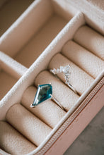 Load image into Gallery viewer, Samara 2PC Blue Crystal Ring Set