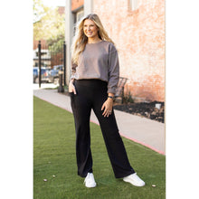 Load image into Gallery viewer, Ready to Ship | The Madison - Straight Leg Black Leggings with Pockets
