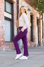 Load image into Gallery viewer, *Ready to Ship | The Reese Purple Flare Leggings - Luxe Leggings by Julia Rose®